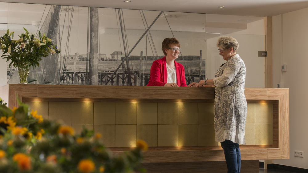 Hotel Hafen Buesum Esterno foto