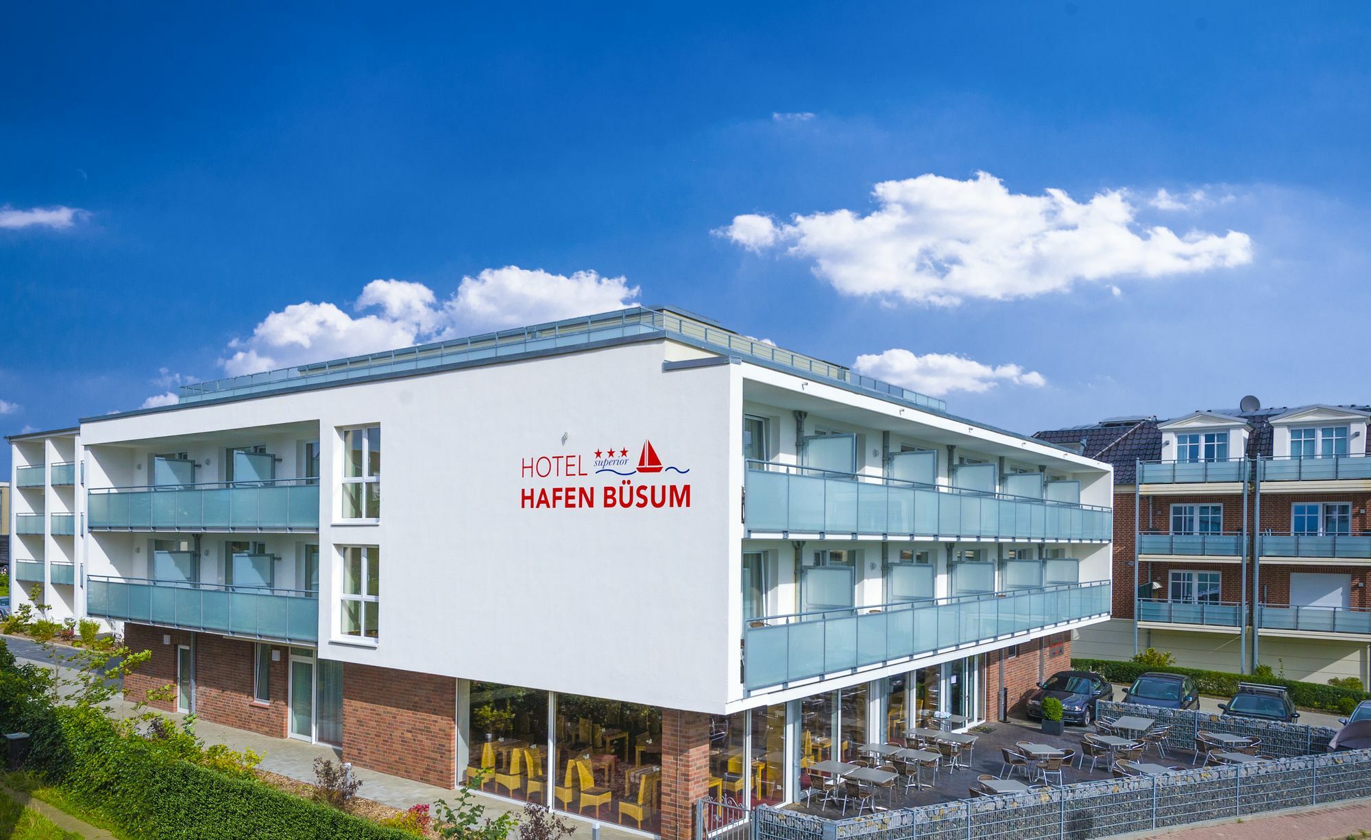 Hotel Hafen Buesum Esterno foto